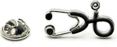 Produktbild von Stethoskop Pin Brosche Miniblings Anstecknadel Arzt Ärztin Krankenschwester