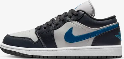 Produktbild von Nike Air Jordan 1 Low "Anthracite Industrial Blue" Grau/Blau, Größe: 38