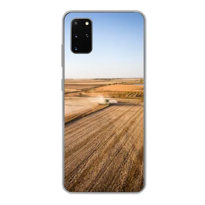Produktbild von MuchoWow® Handyhülle Schutzhülle Hülle für Samsung Galaxy S20 Plus Feld - Bauernhof - Traktor - Landwirt - Landleben Silikon Softcase Handy Hülle - Hartschale