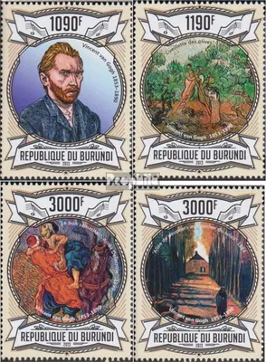 Produktbild von Briefmarken Burundi 2013 Mi 3083-3086 (kompl.Ausg.) postfrisch Vincent van Gogh