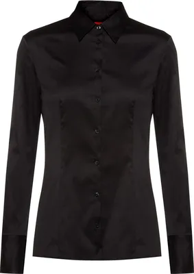 Produktbild von Hugo Boss Langarmbluse für Damen in schwarz schwarz 2311-00-00041