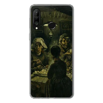 Produktbild von MuchoWow® Handyhülle Schutzhülle Hülle für Huawei P30 Lite Die Kartoffelesser - Vincent van Gogh Silikon Softcase Handy Hülle - Handyhülle