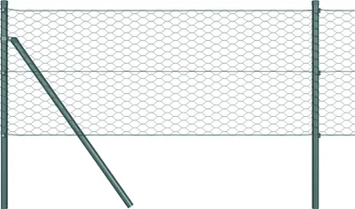 Produktbild von Hexagonzaun Grün 0,4 x 10 m PVC