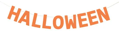 Zdjęcie produktu dla Baner Halloween, 2.5 m, pomarańczowy