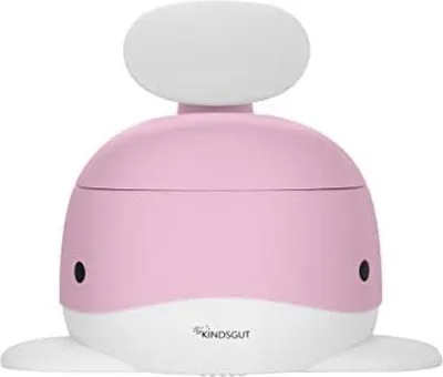 Produktbild von Kleiner Kinder-WC mit Walvis-Design und leuchtendem Rosafarben, ideal für die Toilettenausbildung.