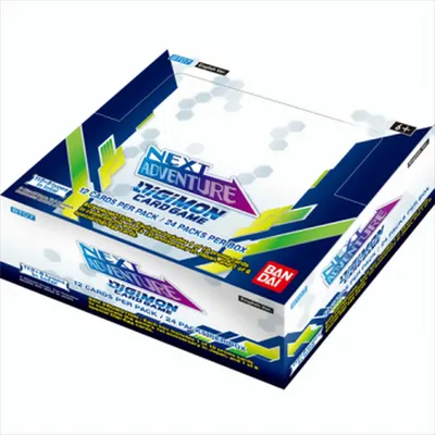 Produktbild von Digimon Card Game - BT07 - Next Adventure Booster Display (24 Packs) - englisch