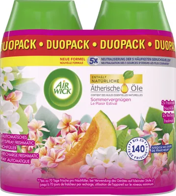 Produktbild von AIR-WICK Lufterfrischer Refill 3239101 Sommervergnügen 2x250ml
