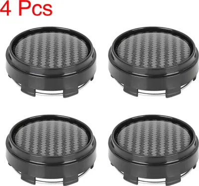 Produktbild von 4 Stück Nabenkappen 66mm, Radnabenabdeckungen, Universal Felgenkappen, Radnabendeckel