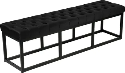 Produktbild von Sitzbank HLO-CP86 Samt Schwarz 150 cm schwarz