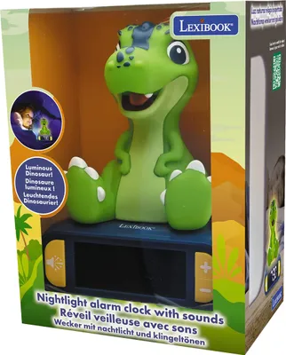 Zdjęcie produktu dla Lexibook - Dino - Cyfrowy budzik 3D ( RL800DINO)
