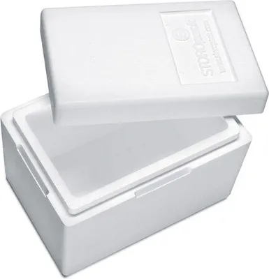 Produktbild von 24x Isolierboxen mit Deckel aus Styropor rEPS 330 x 225 x 225 mm 7,3 Liter