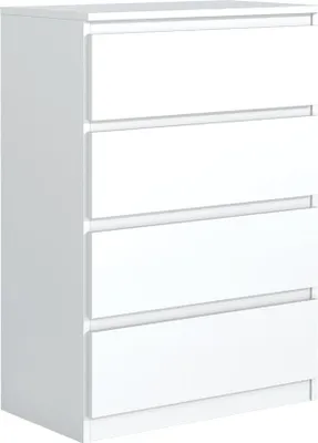 Produktbild von Puro – stilvolle Kommode mit 4 Schubladen. Variante: Farbe Weiß