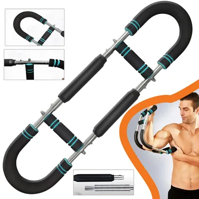 Produktbild von Twister Armtrainer, Verstellbarer Brust und Armtrainer, Tragbarer, U- Shaker Twister Armtrainer für Heimtraining, Büro & Reise