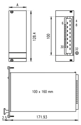 Produktbild von SCHROFF Rackpaneel - Vorderseite