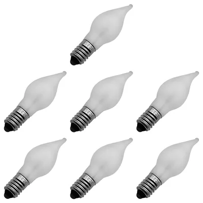 Produktbild von Ersatzlampe Weihnachtsbeleuchtung E10 Glühlampe 55V 3W 2200K matt 7 Stück