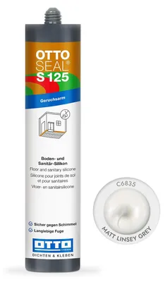 Produktbild von OTTOSEAL Silikon S-125 310ML C6835 MATT LINSEY GREY - 1250432