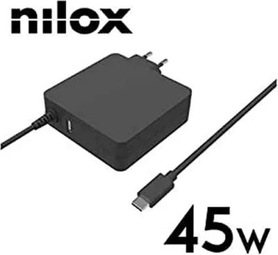 Produktbild von Nilox USB-Ladegerät 45W Power Delivery Schwarz - Schnelle Geräte-Stromversorgung