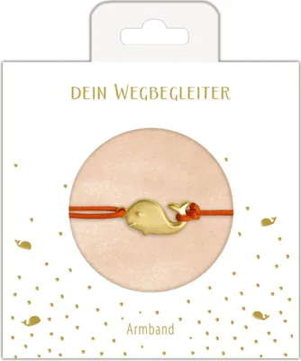 Produktbild von Armband mit Walanhänger (vergoldet)