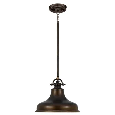 Produktbild von Elstead Emery Hängeleuchte E27 28cm Palladianische Bronze