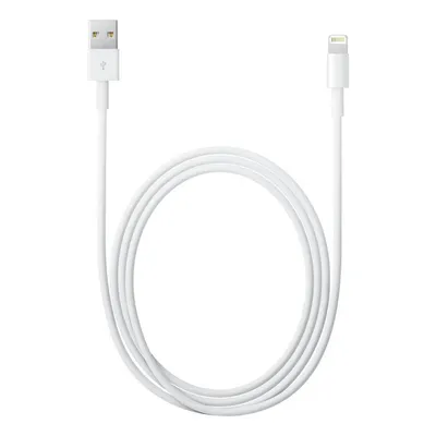 Image de Câble de charge iPhone/iPad/ USB - longueur du câble : 2m - blanc