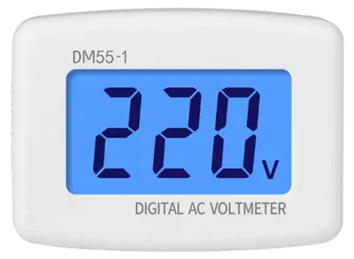 Image de DM55-1 – Voltmeters numériques de courant alternatif, haute précision, appareils électroménagers, 50 Hz