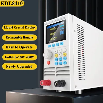 Obrázek produktu pro Programovatelná elektronická zátěž pro stejnosměrný proud - KDL8410 - 150V, 40A, 400W - Digitální zařízení pro testování zátěže - Tester baterií