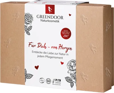 Produktbild von GREENDOOR Muttertag Kosmetik Geschenk Set Von Herzen