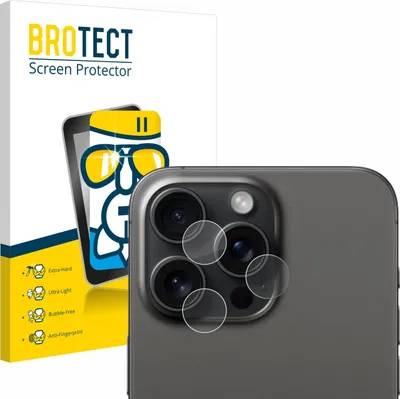 Produktbild von BROTECT Schutzglas für Apple iPhone 15 Pro Max (NUR Kameraschutz) Schutzfolie Panzer Folie Glas Display Schutz klar