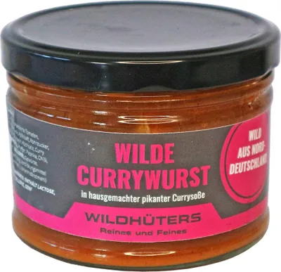 Produktbild von WILDHÜTERS Pikante Wildfleisch-Currywurst