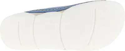 Produktbild von Andrea Conti Damen Pantolette Zweiriemer Leder Komfortweite 0521700, Größe:41 EU, Farbe:Blau