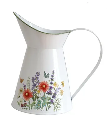 Produktbild von Deko Krug Kanne Karaffe Wasserkrug Metallkrug Milchkanne Weinkrug Vase Skulptur
