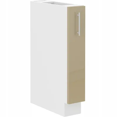 Immagine prodotto di Mobile estraibile LAJLA - larghezza 15 cm, cappuccino / bianco