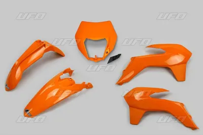 Obrázok produktu pre Kunststoffsatz Für Ktm Exc/Excf '14-'16 Mit Lampenabdeckung Orange (Kt524E127)