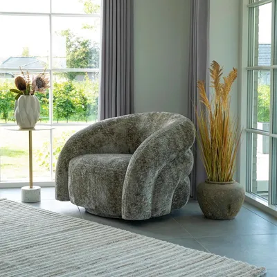 Productafbeelding van House Nordic Fauteuil Valletta Draaibaar Naturel