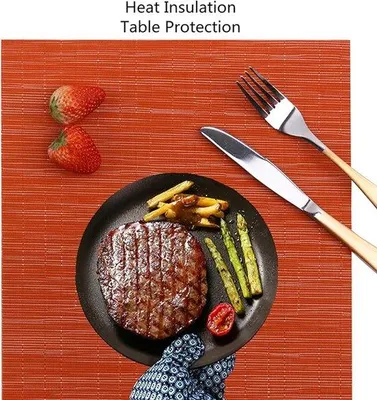 Productafbeelding van Famanu placemats, waterdicht, set van 6 - 45 cm x 30 cm