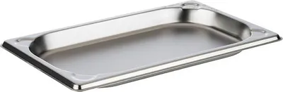 Produktbild von APS 81400 GN 1/4 Behälter, Edelstahl, 26,5 x 16,2 cm, Tiefe 20 mm, 0,5 Liter