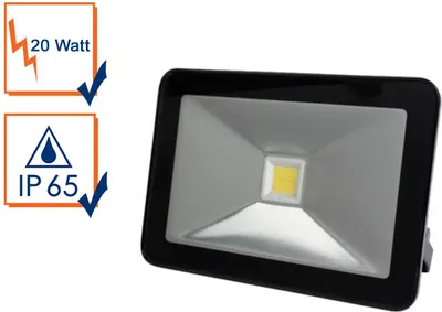 Produktbild von DESIGN-LED-STRAHLER - 20 W - WARMWEIß - SCHWARZES GEHÄUSE
