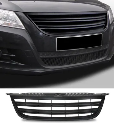 Produktbild von Kühlergrill Sportgrill Gitter Grill ohne Emblem Schwarz für VW Tiguan 5N 07-11
