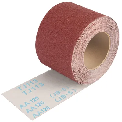 Immagine prodotto di Carta vetrata a rotolo, grana 120, per legno e metallo