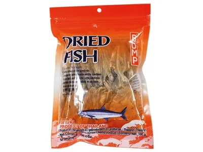 Produktbild von BDMP Gesalzene getrocknete weiße Sardellen 100g | Escualosa thoracata | Salted dried white Sardines | Pla-kled-khaw-hang