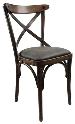 Image de Chaise de restaurant en Bois,Simili cuir,Suedine Bois pour Interieur