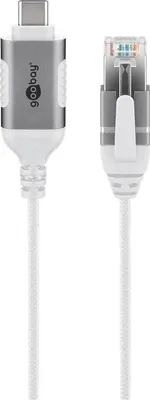 Produktbild von Ethernet-Kabel USB-C 3.1 auf RJ45, Slim, 5 m
