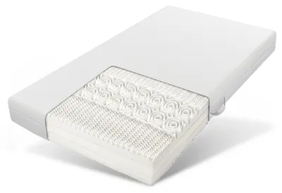 Produktbild von Kaltschaummatratze 90x200 7 Zonen Komfortschaummatratze 20 cm H2 H3 Ergonomisch Griffe Bezug waschbar