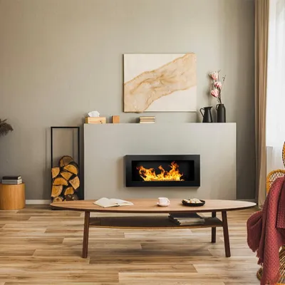 Obrázok produktu pre DIVINA FIRE DF91020, Nástenný krb,etanol, Čierna, Vnútorný, 2,5 - 3 h, 0,75 L