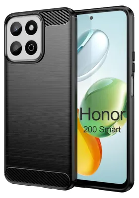 Produktbild von Carbon Hülle für Honor 200 Smart Handyhülle Backcover TPU Silikon Bumper