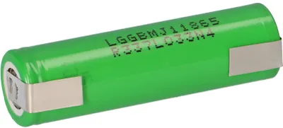 Immagine prodotto di Batteria agli ioni di litio LG LGDBMJ11865 INR ICR 18650 MJ1 3500mAh 3,6V con etichetta U-solder