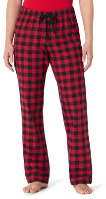 Produktbild von Amazon Essentials Damen Pyjamahose aus Flanell, Rot Buffalo Karos, L