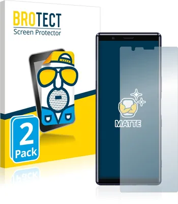 Produktbild von 2x BROTECT Schutzfolie für Sony Xperia 5 Displayschutz Displayschutzfolie Folie Matt Entspiegelungsfolie