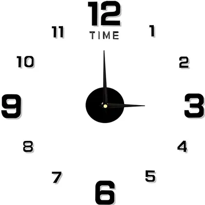 Immagine prodotto di Orologio da Parete Adesivo MS-40163 Nero KP40163