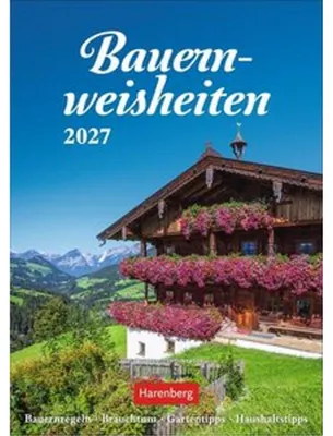 Obrázek produktu pro Bauernweisheiten Wochenkalender 2027 - Bauernregeln, Brauchtum, Gartentipps, Haushaltstipps